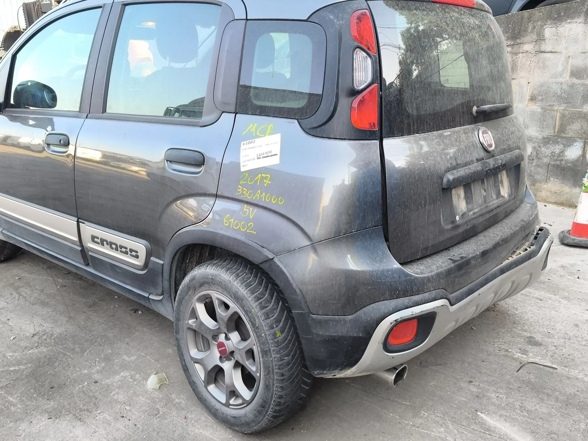Amortiguador Trasero Izquierdo para Fiat Panda (312_, 319_)