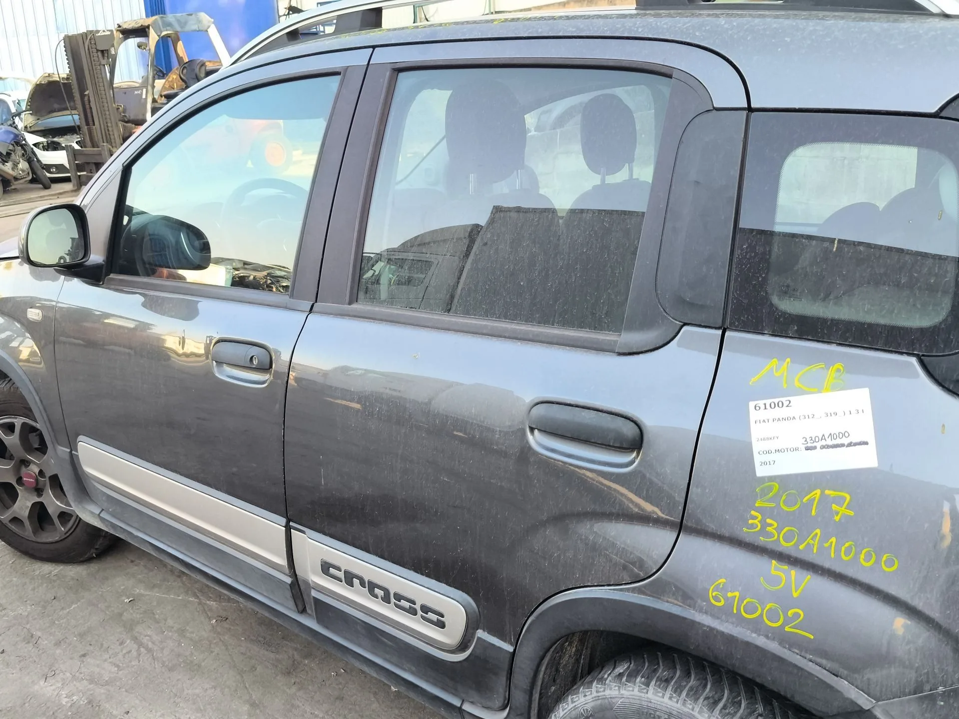Puerta Trasera Izquierda para Fiat Panda (312_, 319_)