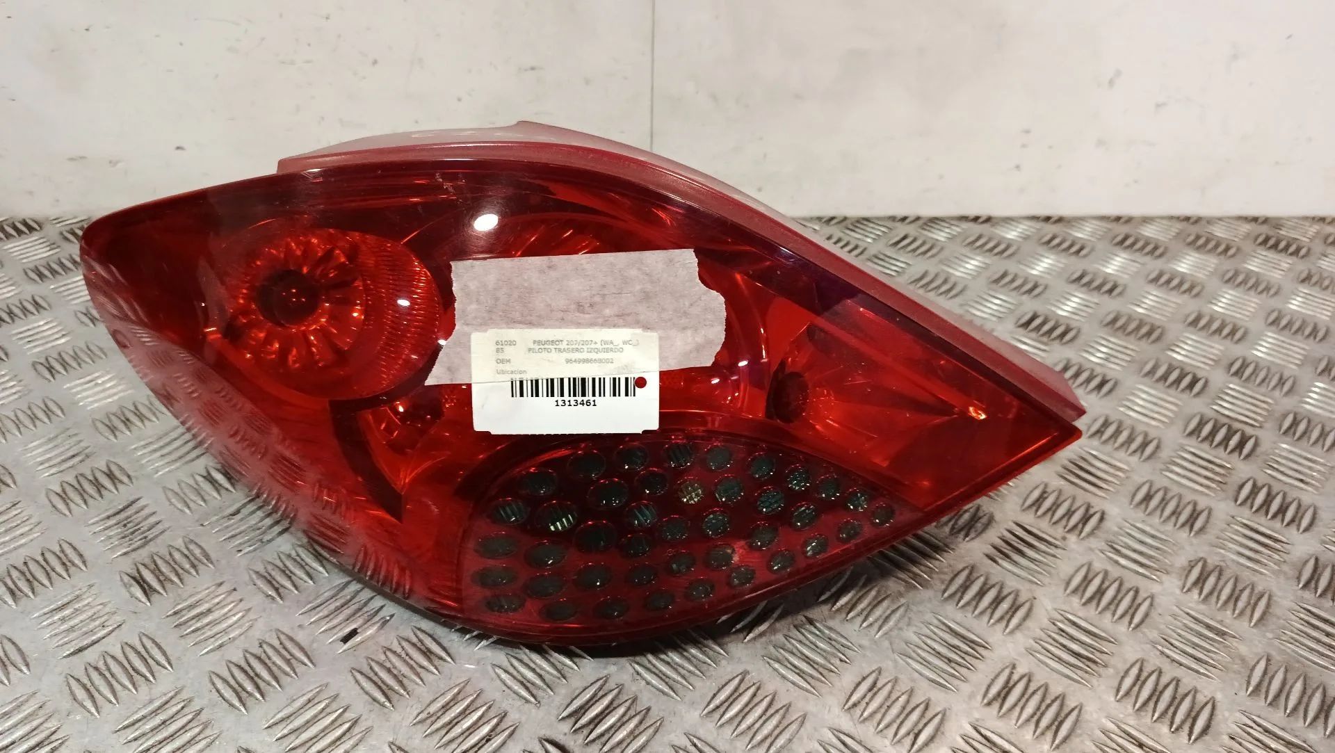 Piloto Trasero Izquierdo para Peugeot 207/207+ (Wa_, Wc_)