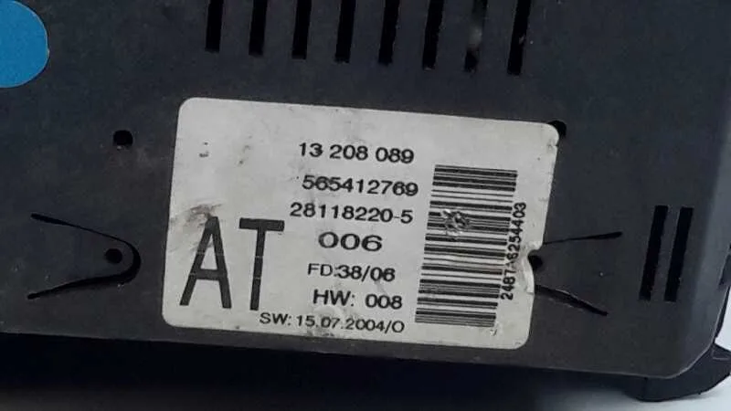 Pantalla / Mando Multifuncion para Opel Zafira B