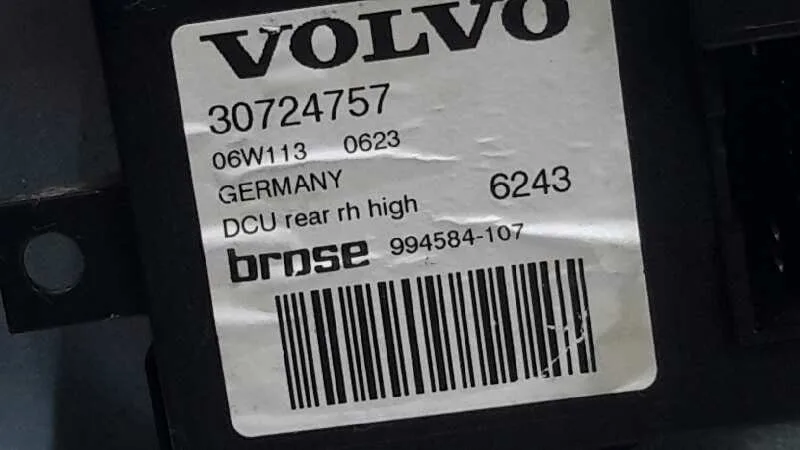 Elevalunas Trasero Derecho para Volvo V50 Familiar