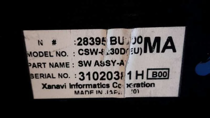 Mando Climatizador para Nissan Almera Tino (V10M)