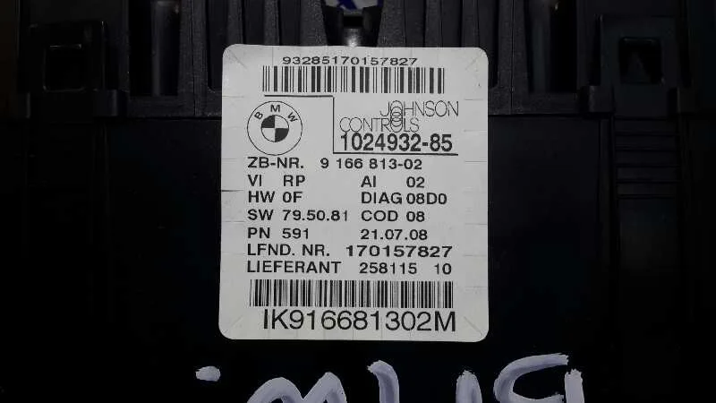 Cuadro Instrumentos para Bmw Serie 1 Berlina (E81/E87)