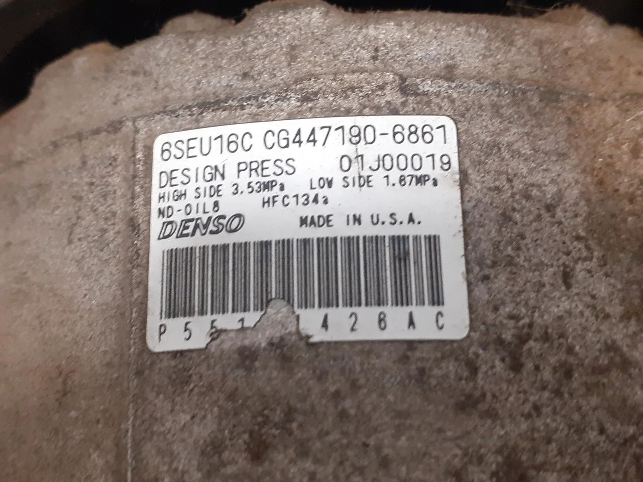 Compresor Aire Acondicionado para Chrysler Sebring Berlina