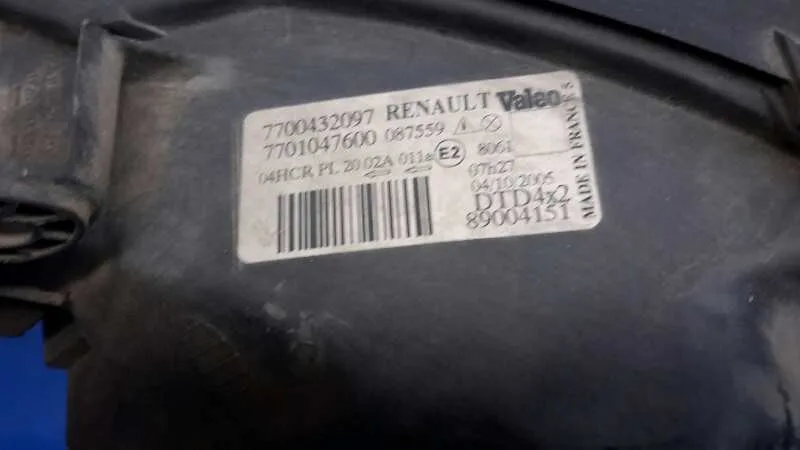 Faro Derecho para Renault Scenic (Ja..)