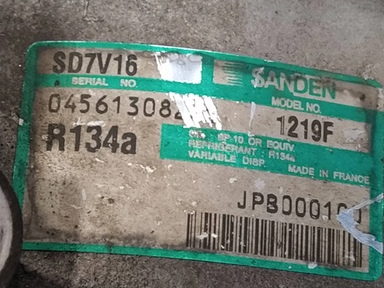Compresor Aire Acondicionado para Mg Serie 25 (Rf)