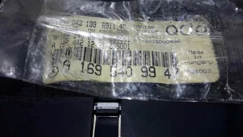Cuadro Instrumentos para Mercedes-Benz Clase B (W245)