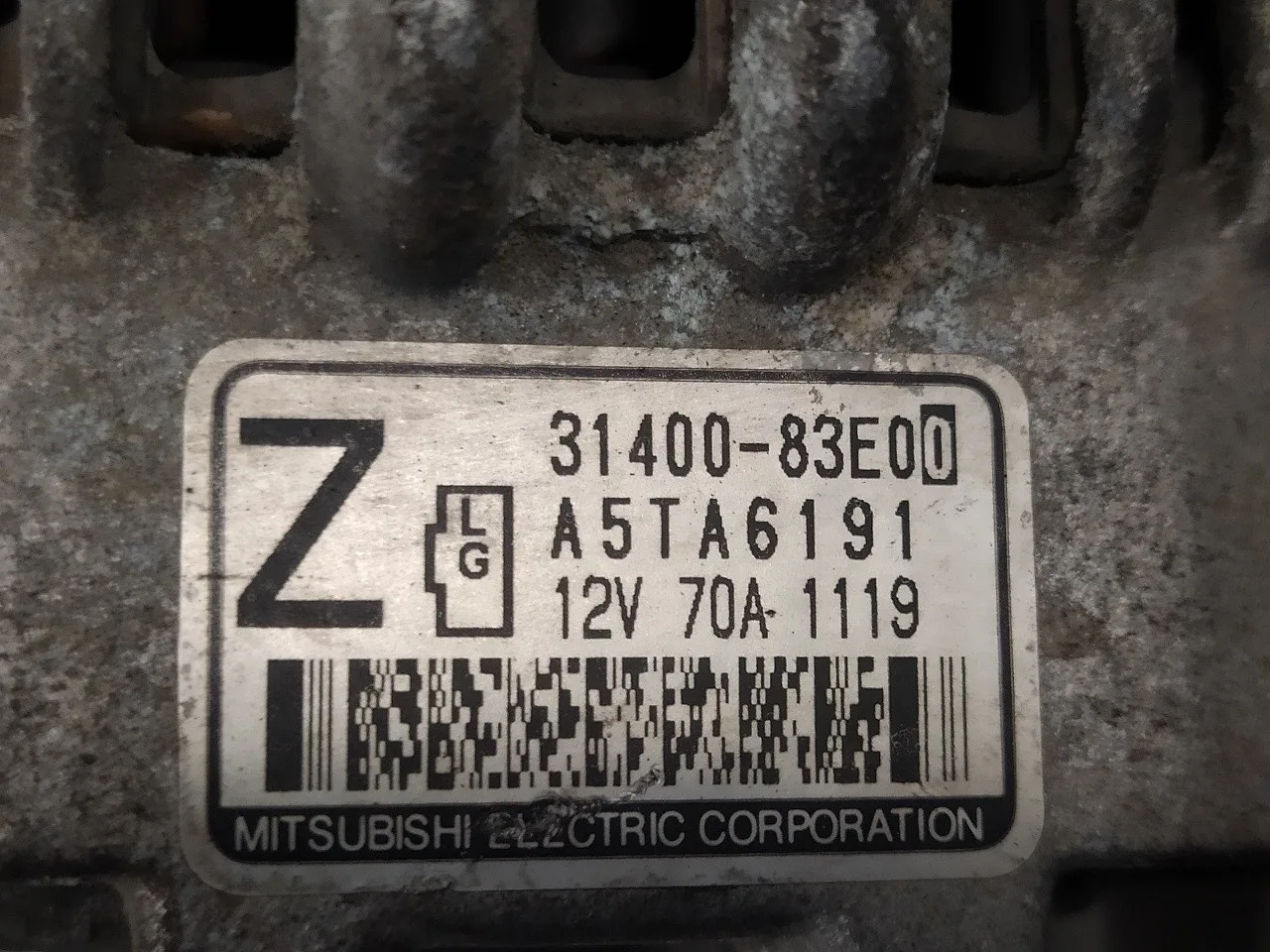 Alternador para Suzuki Wagon R+ Rb (Mm)