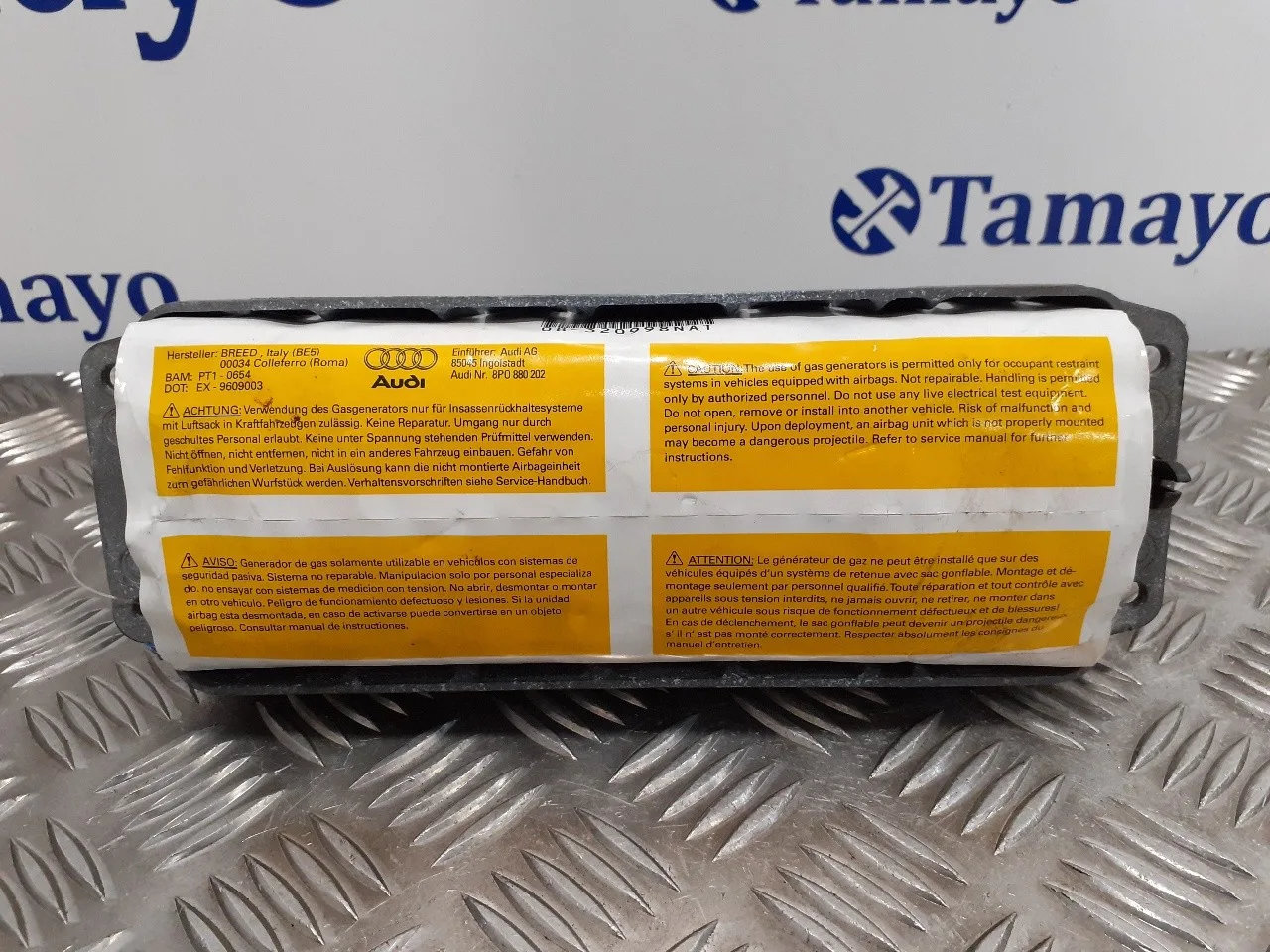 Airbag Delantero Derecho para Audi A3 (8P)