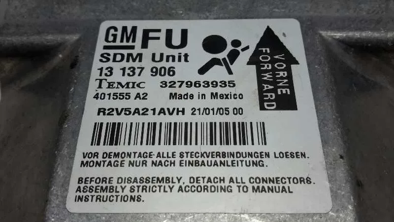 Centralita Airbag para Opel Astra H Caravan