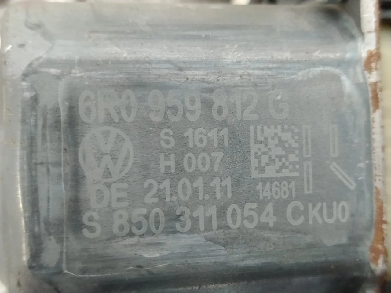 Elevalunas Trasero Derecho para Volkswagen Polo (6R1)