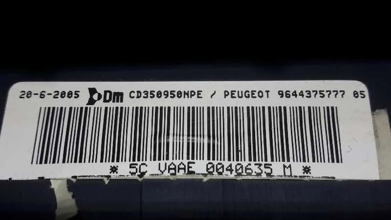 Airbag Delantero Derecho para Peugeot 1007