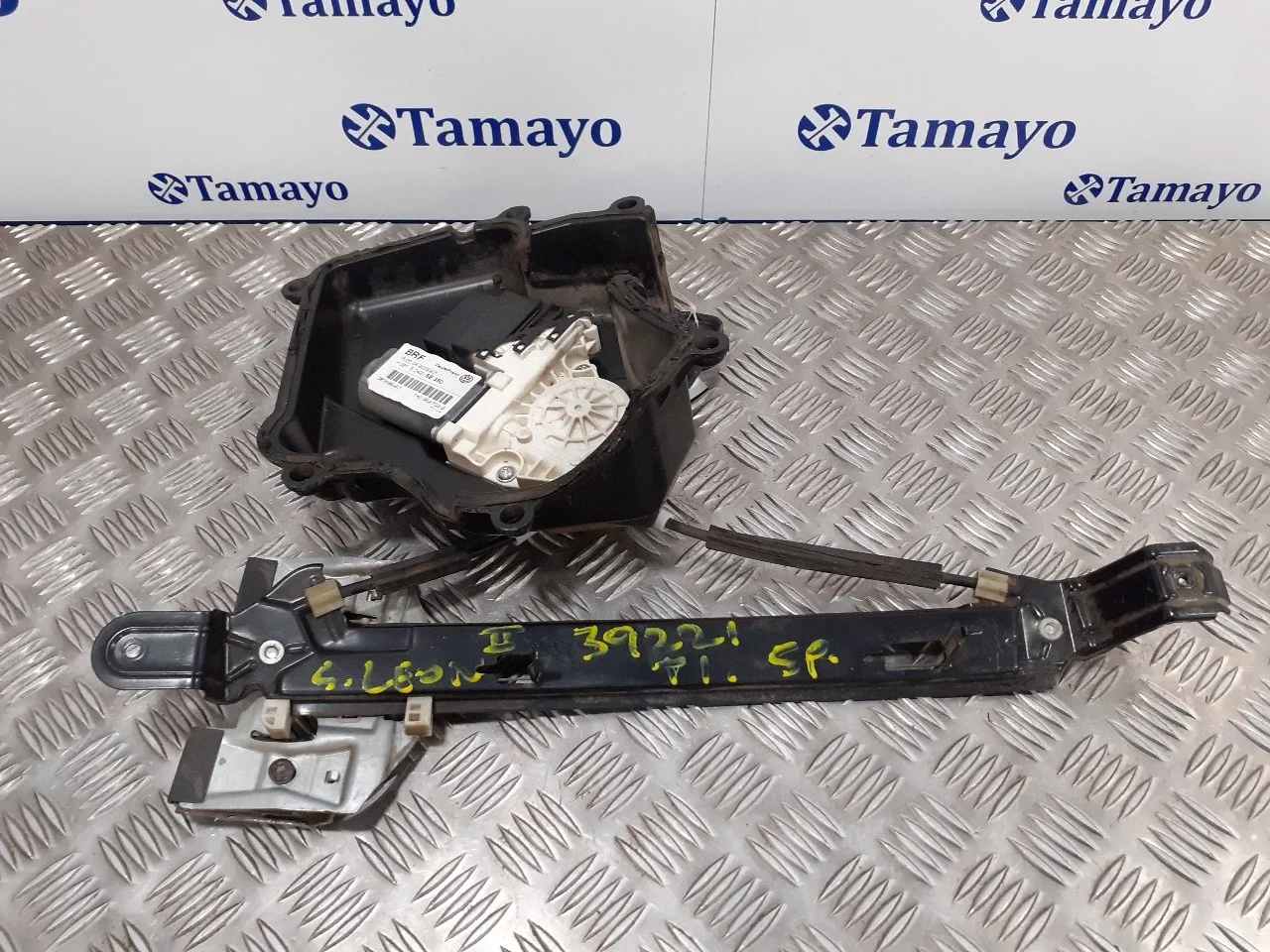 Elevalunas Trasero Izquierdo para Seat Leon (1P1)