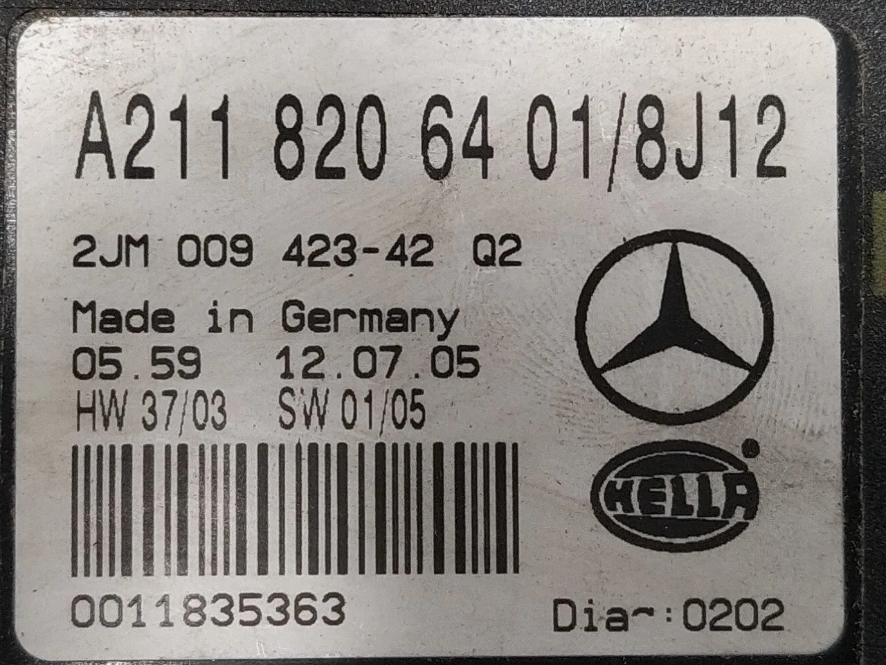 Luz Interior para Mercedes-Benz Clase E (W211) Berlina