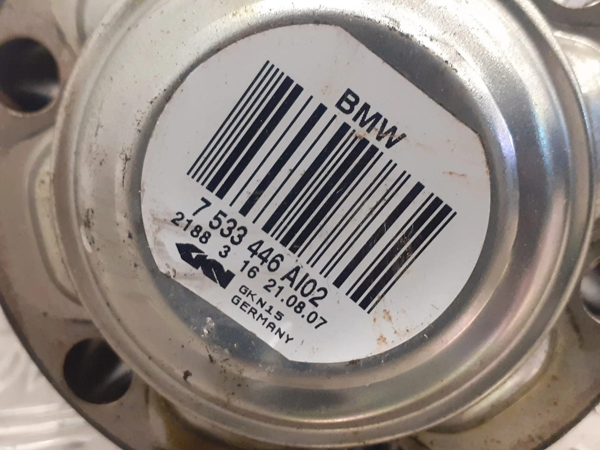 Transmision Trasera Derecha para Bmw Serie 1 Berlina (E81/E87)