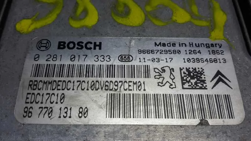 Centralita Motor Uce para Citroën C3 Picasso