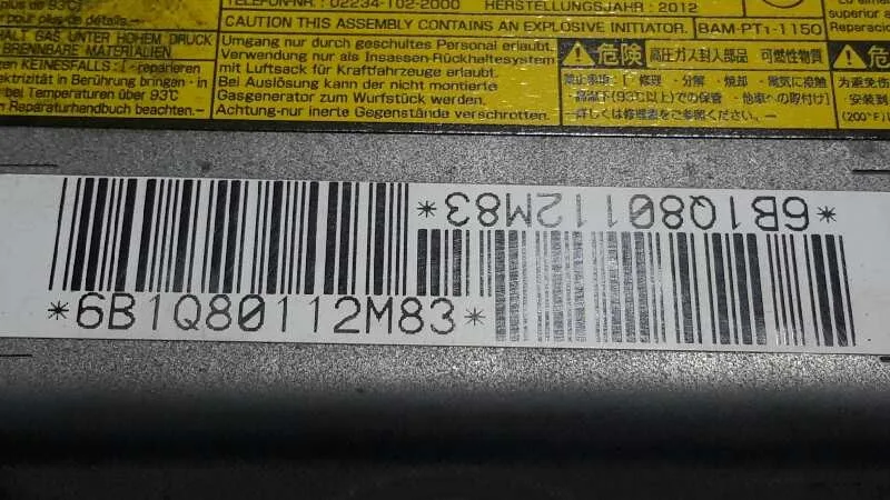 Airbag Delantero Izquierdo para Toyota Prius (Nhw30)
