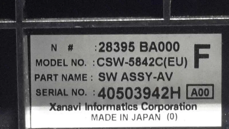Mando Climatizador para Nissan Primera Berlina (P12)