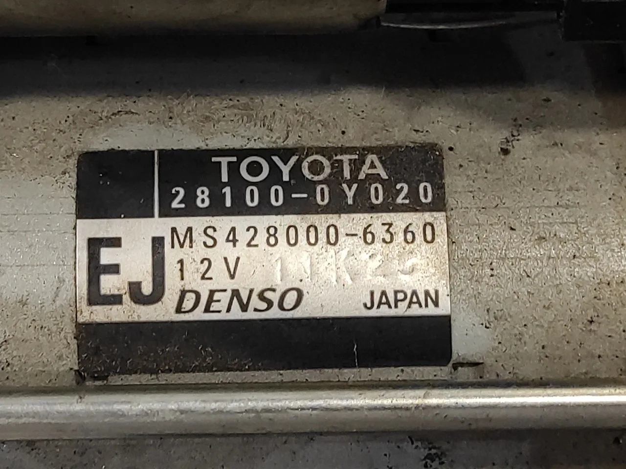 Motor Arranque para Toyota Auris