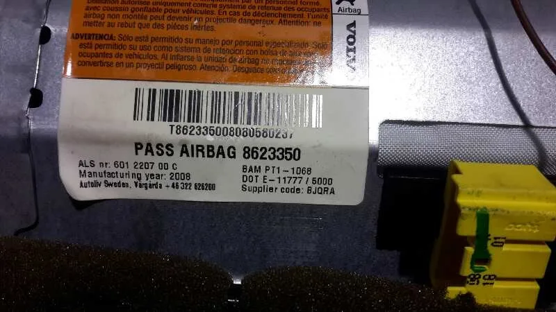 Airbag Delantero Derecho para Volvo S40 Berlina