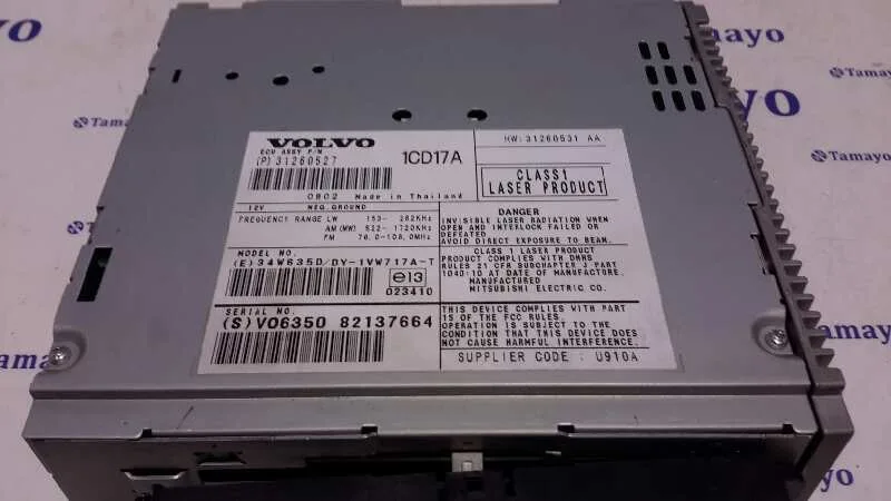 Sistema Audio / Radio Cd para Volvo S40 Berlina