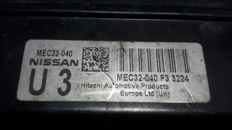 Centralita Motor Uce para Nissan Micra (K12E)