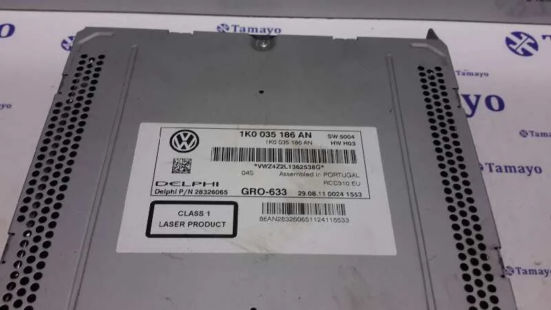 Sistema Audio / Radio Cd para Volkswagen Golf Vi (5K1)