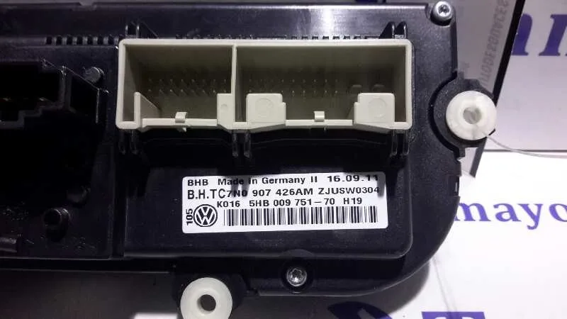 Mando Climatizador para Volkswagen Golf Vi (5K1)