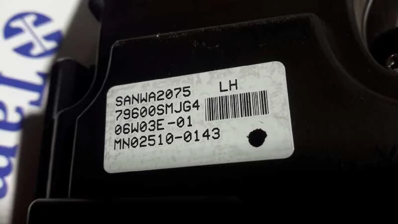 Mando Climatizador para Honda Civic Berlina 5 (Fk)