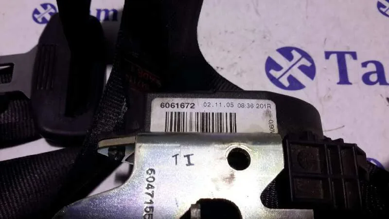 Cinturon Seguridad Trasero Izquierdo para Seat Altea (5P1)