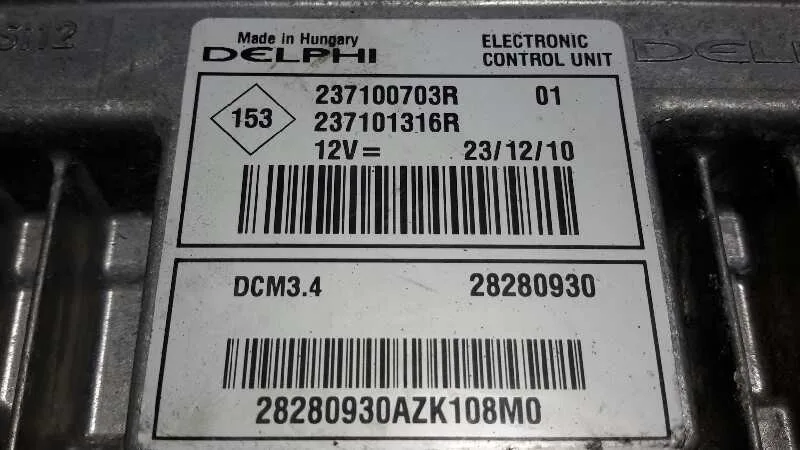 Centralita Motor Uce para Dacia Sandero