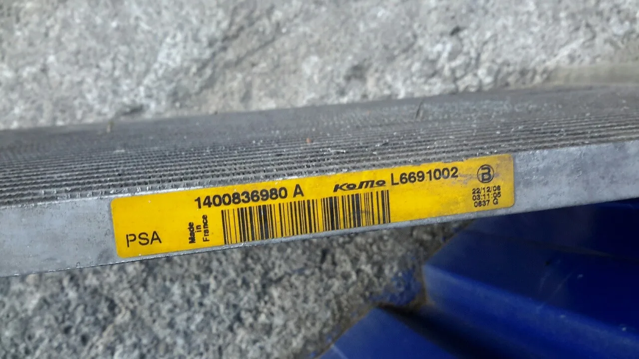 Condensador / Radiador Aire Acondicionado para Peugeot Expert Kasten