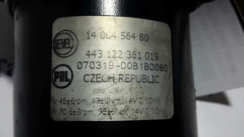 Motor Limpia Delantero para Peugeot Expert Kasten