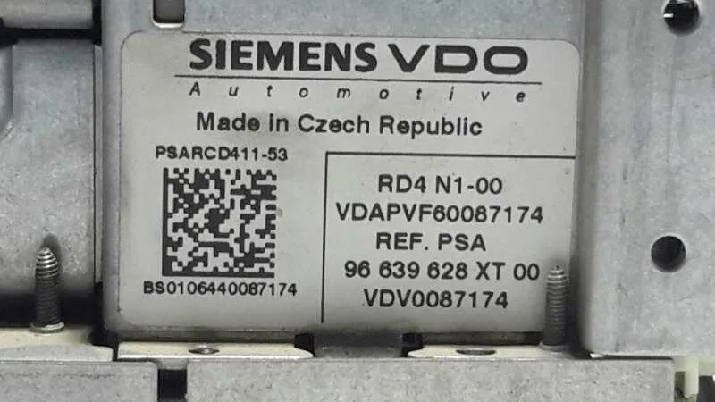 Sistema Audio / Radio Cd para Peugeot Expert Kasten