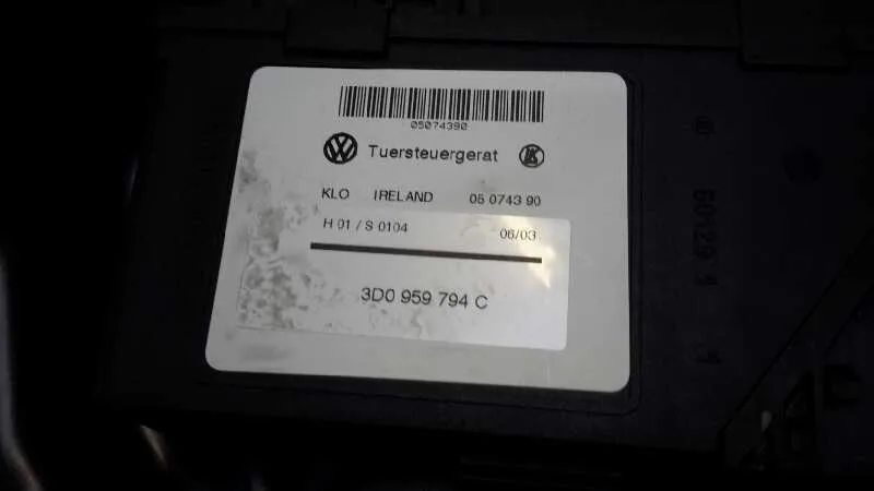 Elevalunas Trasero Derecho para Volkswagen Touareg (7La)