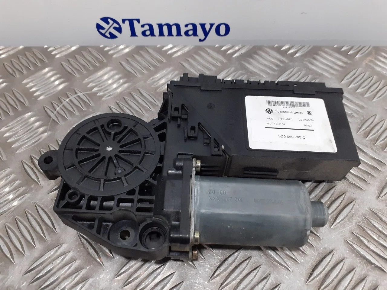 Motor Elevalunas Trasero Izquierdo para Volkswagen Touareg (7La)