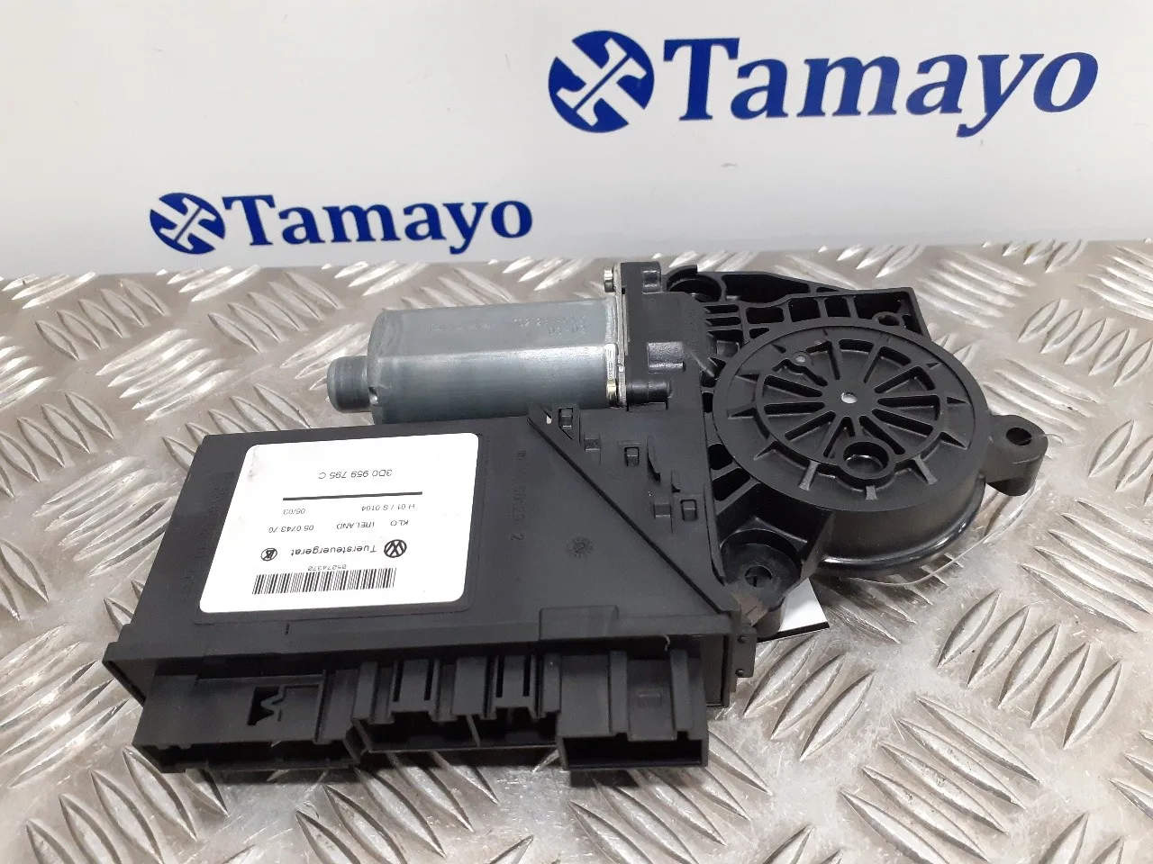 Motor Elevalunas Trasero Izquierdo para Volkswagen Touareg (7La)