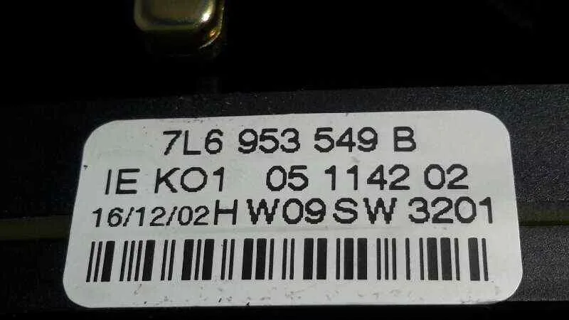 Mando Intermitentes para Volkswagen Touareg (7La)