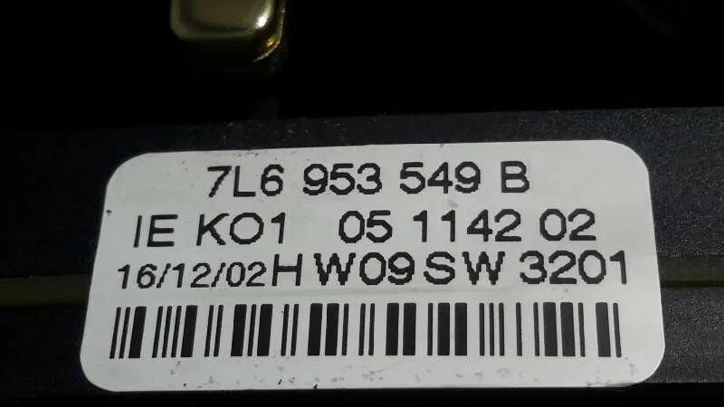 Mando Luces para Volkswagen Touareg (7La)