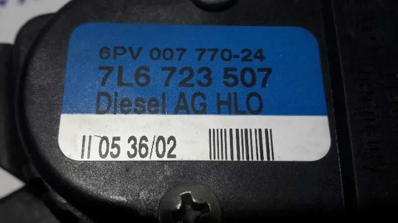 Potenciometro Pedal para Volkswagen Touareg (7La)