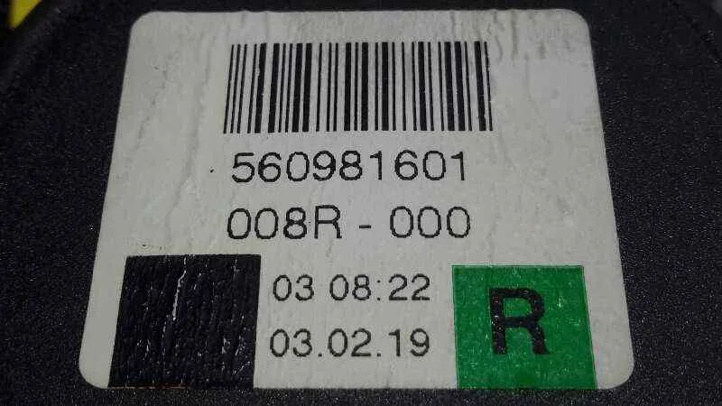 Cinturon Seguridad Delantero Derecho para Volkswagen Touareg (7La)