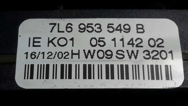 Mando Limpia para Volkswagen Touareg (7La)