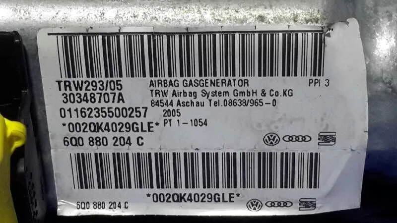 Airbag Delantero Derecho para Volkswagen Polo (9N3)