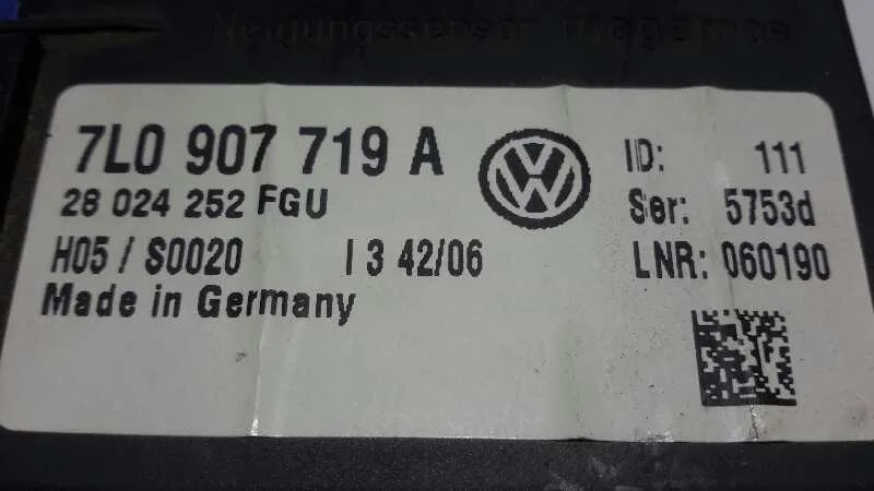 Centralita Inmovilizador para Volkswagen Touareg (7L6)