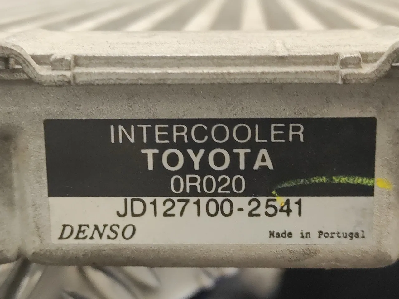 Intercooler para Toyota Auris