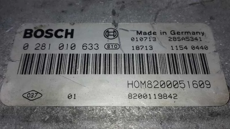 Centralita Motor Uce para Renault Trafic Caja Cerrada (Ab 4.01)