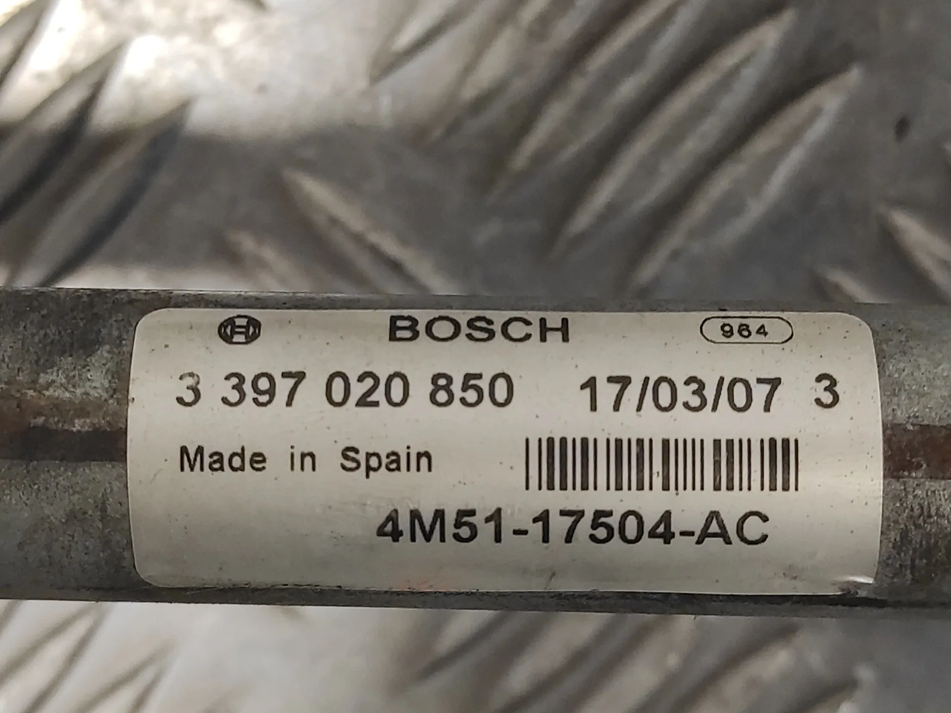 Motor Limpia Delantero para Ford Focus Berlina (Cap)