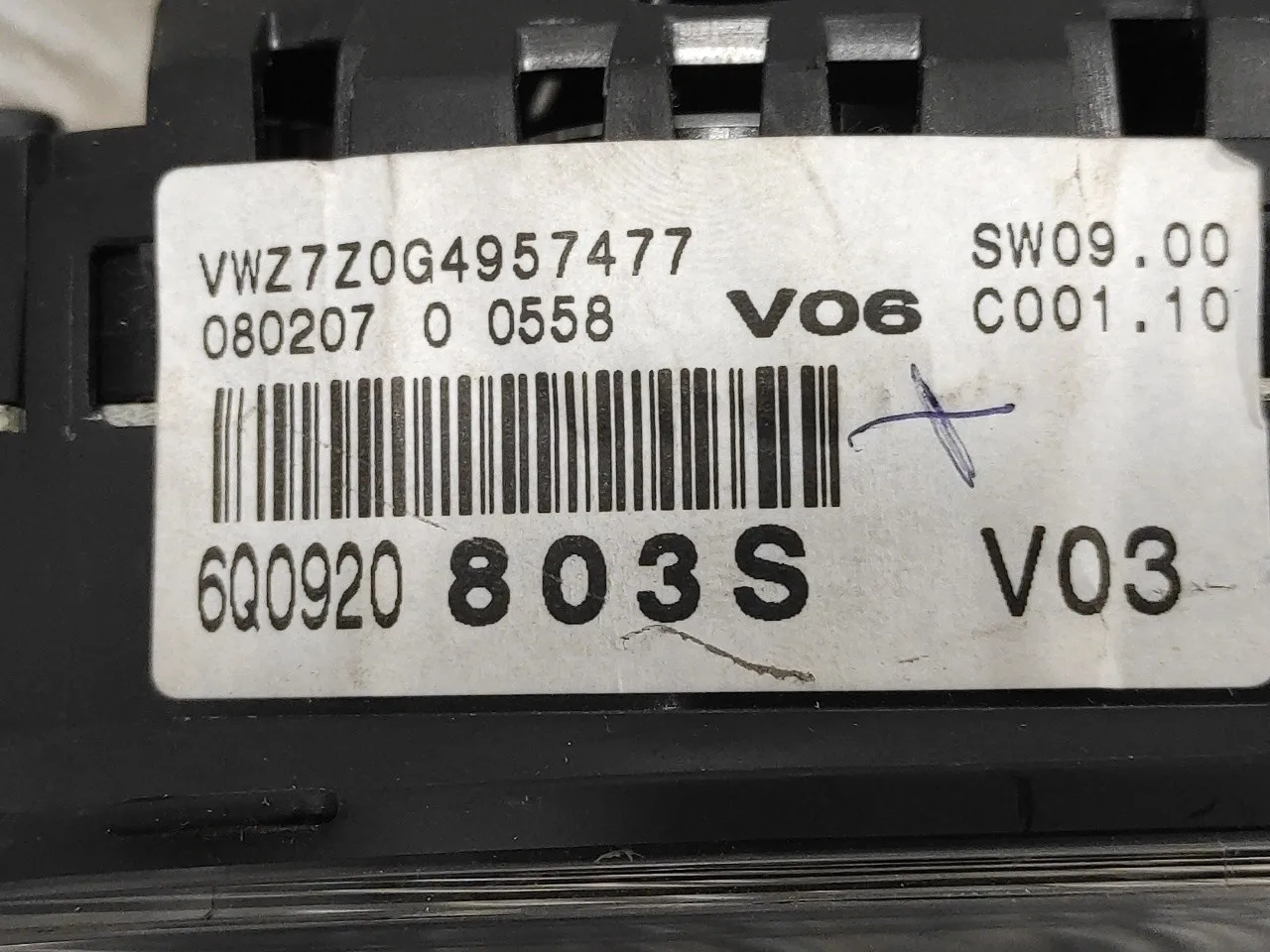 Cuadro Instrumentos para Volkswagen Polo (9N3)