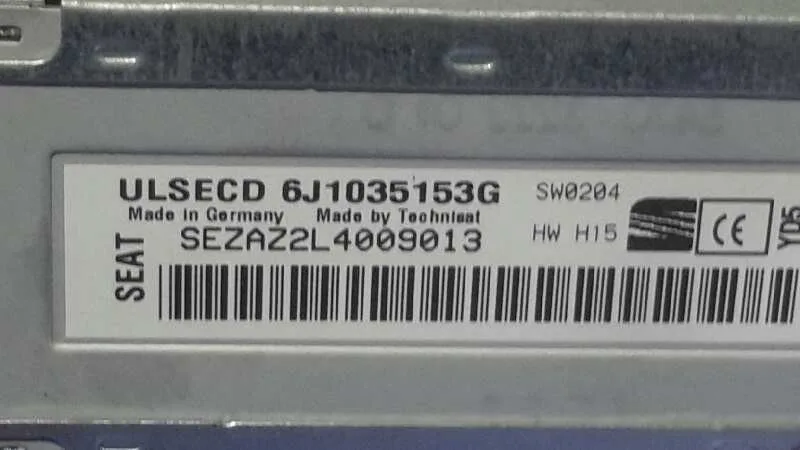 Sistema Audio / Radio Cd para Seat Ibiza (6J5)