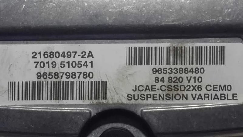Centralita Suspension para Peugeot 407 Coupe